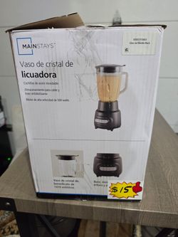 Mainstays Glass Jar Blender Black