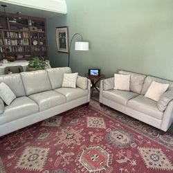 Leather Sofa Set