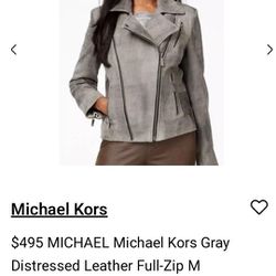 Micheal Kors leather Jacket 