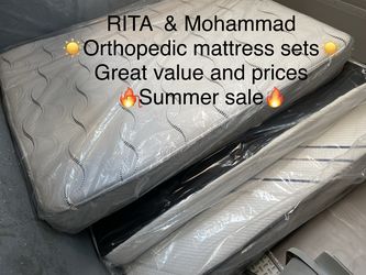 Brand new mattress set mattress and box spring
