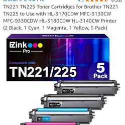 Brothers Printer 4pack Toner Cartridges