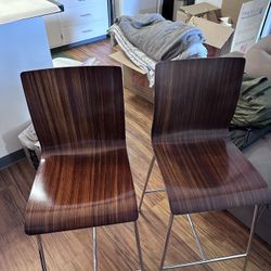 Two High Top Bar Stools 