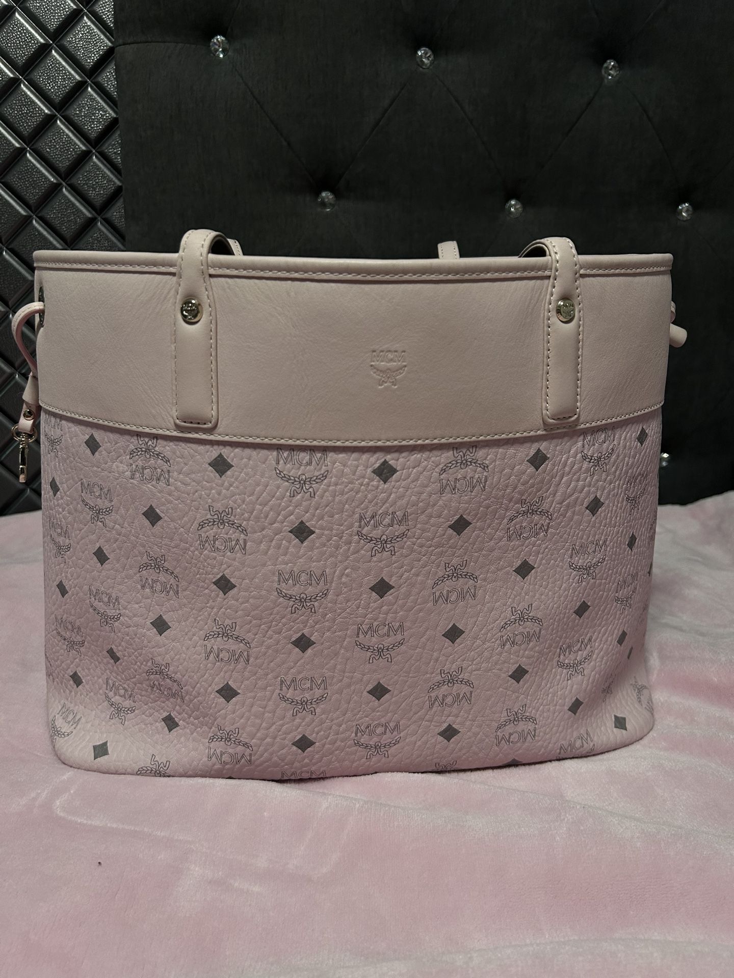 MCM Soft Pink Tote Bag 