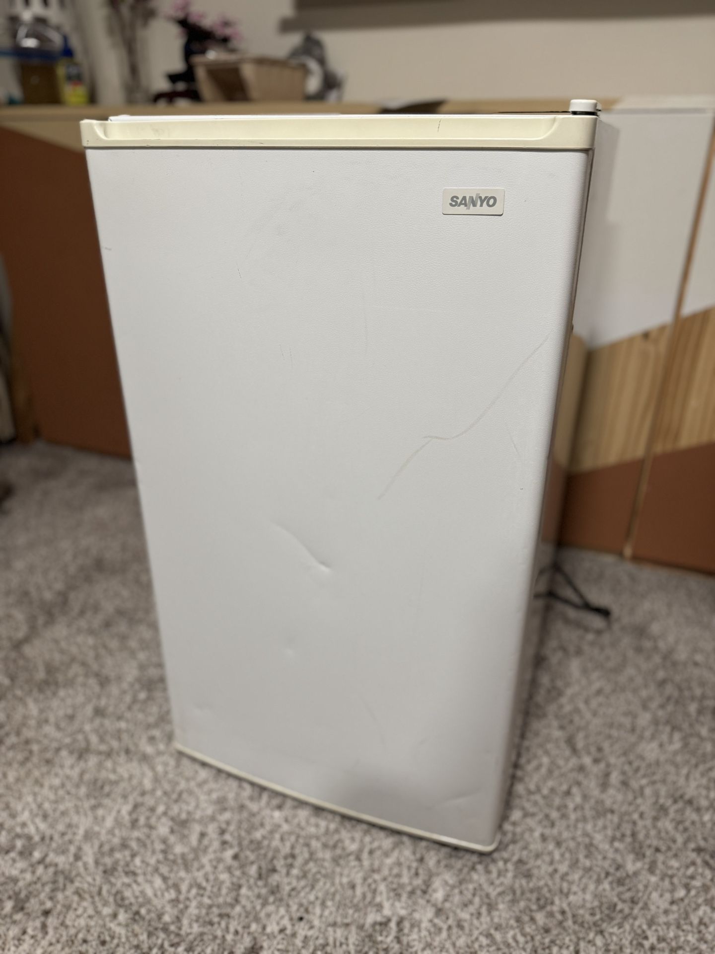 White Mini Fridge