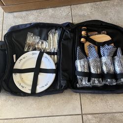 Camping Backpack, New, Complete With Everything Seen.  Cheap !