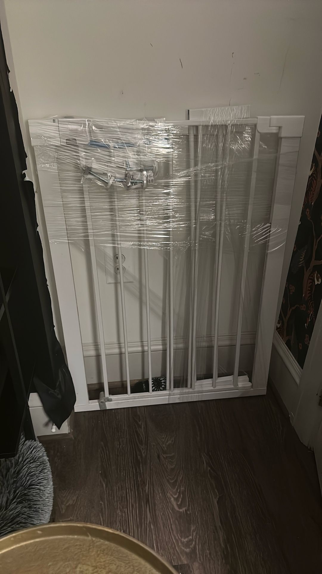 Tall, Walk Through Baby gate With Extenders 