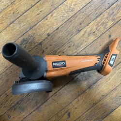 Ridgid R86041 Brushless 18V 4 1/2" Grinder with wheel BRUSHLESS (Tool Only )