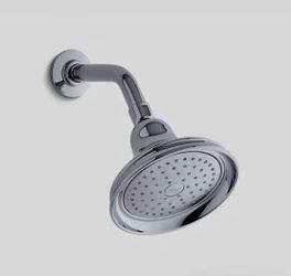 Kohler K-10590-AK-CP Bancroft 2.5 GPM Single Function Shower Head, Chrome