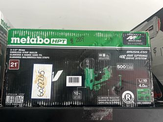 Metabo 3-1/2in Cordless Strip Nailer