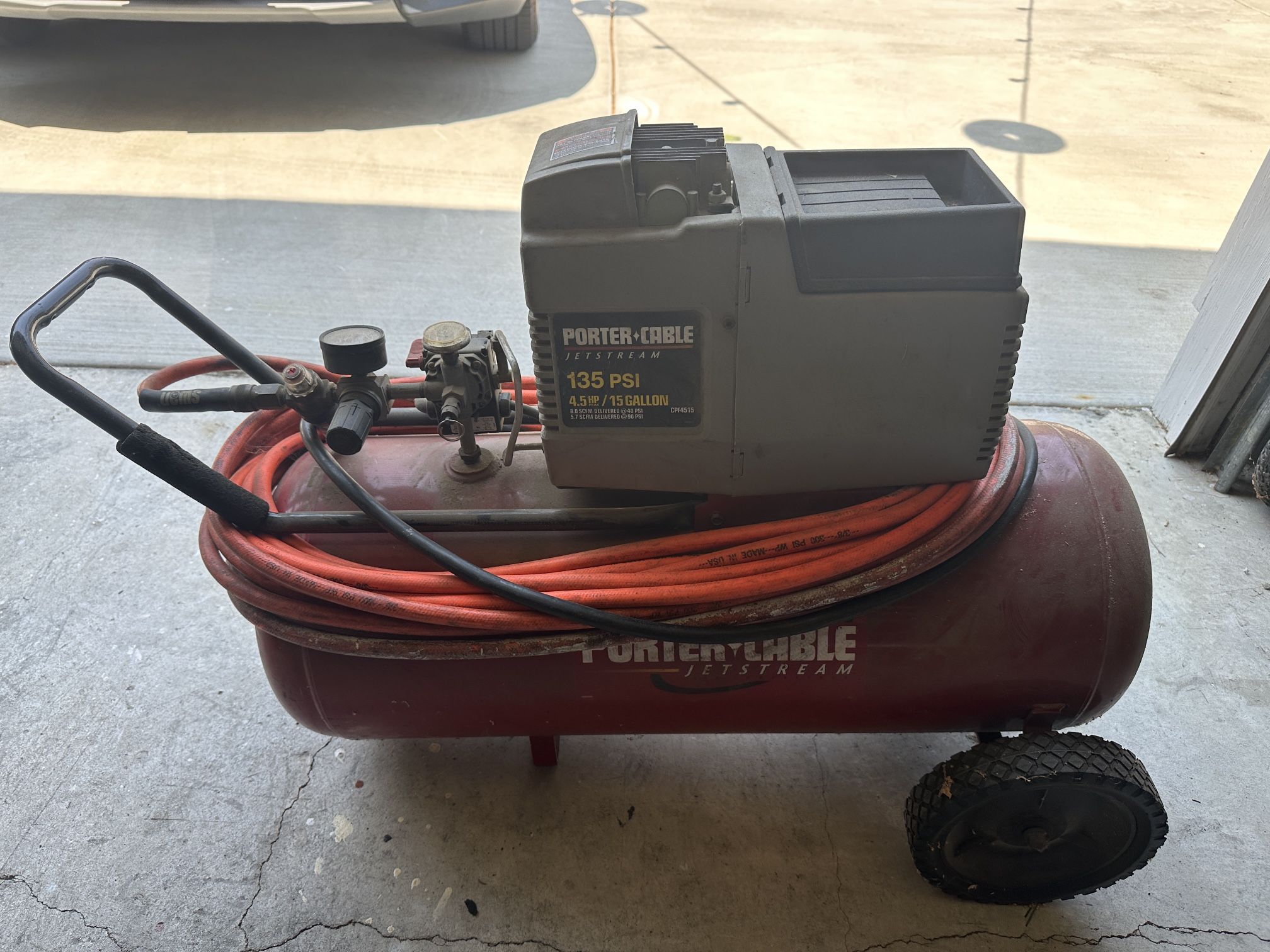 Porter cable 15 Gallon Air Compressor