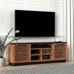 Two-Tone Design 85" Contemporary Console...