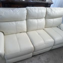 Vangard leather sofa