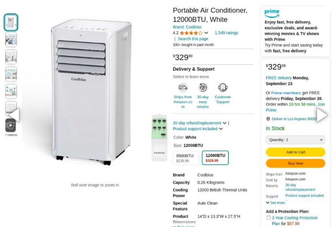 New Portable Air Conditioner