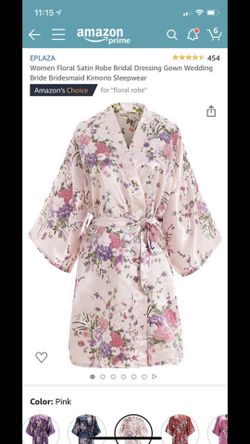Floral bridesmaid robes