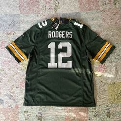 Brand New Men's Nike Green Bay Packers Aaron Rodgers #12 Game Player Jersey Men XL 