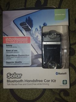 Solar Bluetooth hands-free car kit