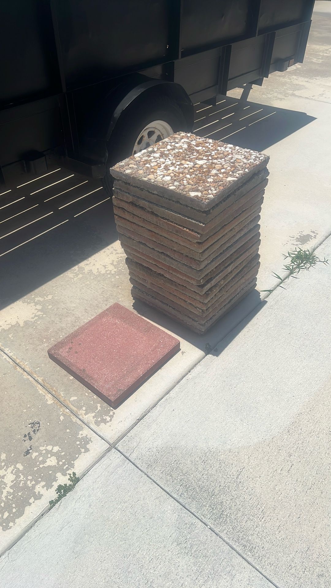 Exterior Concrete Squares Good Quality