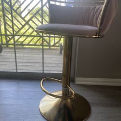 Pink Bar Stools (2)
