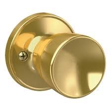 New Brass Interior Door Knob Handle By Schlage
