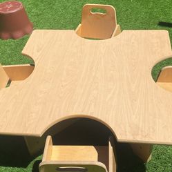 Fish Tank And Kids Table 