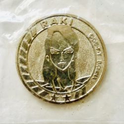 One Piece Animation Anime Raki Medal Coin Rare