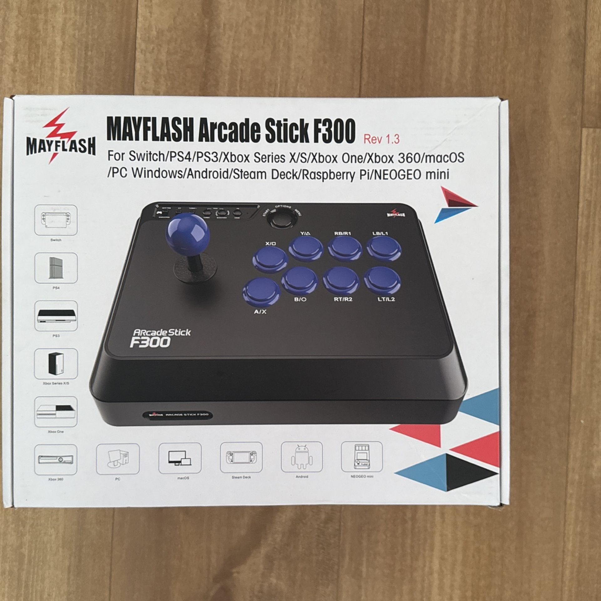 Mayflash F300 Universal Arcade Stick - PlayStation, Xbox, Nintendo, PC