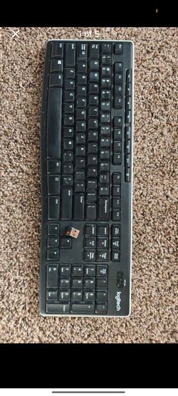 Logitech K270 Wireless Keyboard for Windows, 2.4 GHz Wireless, Full-Size, Number Pad
