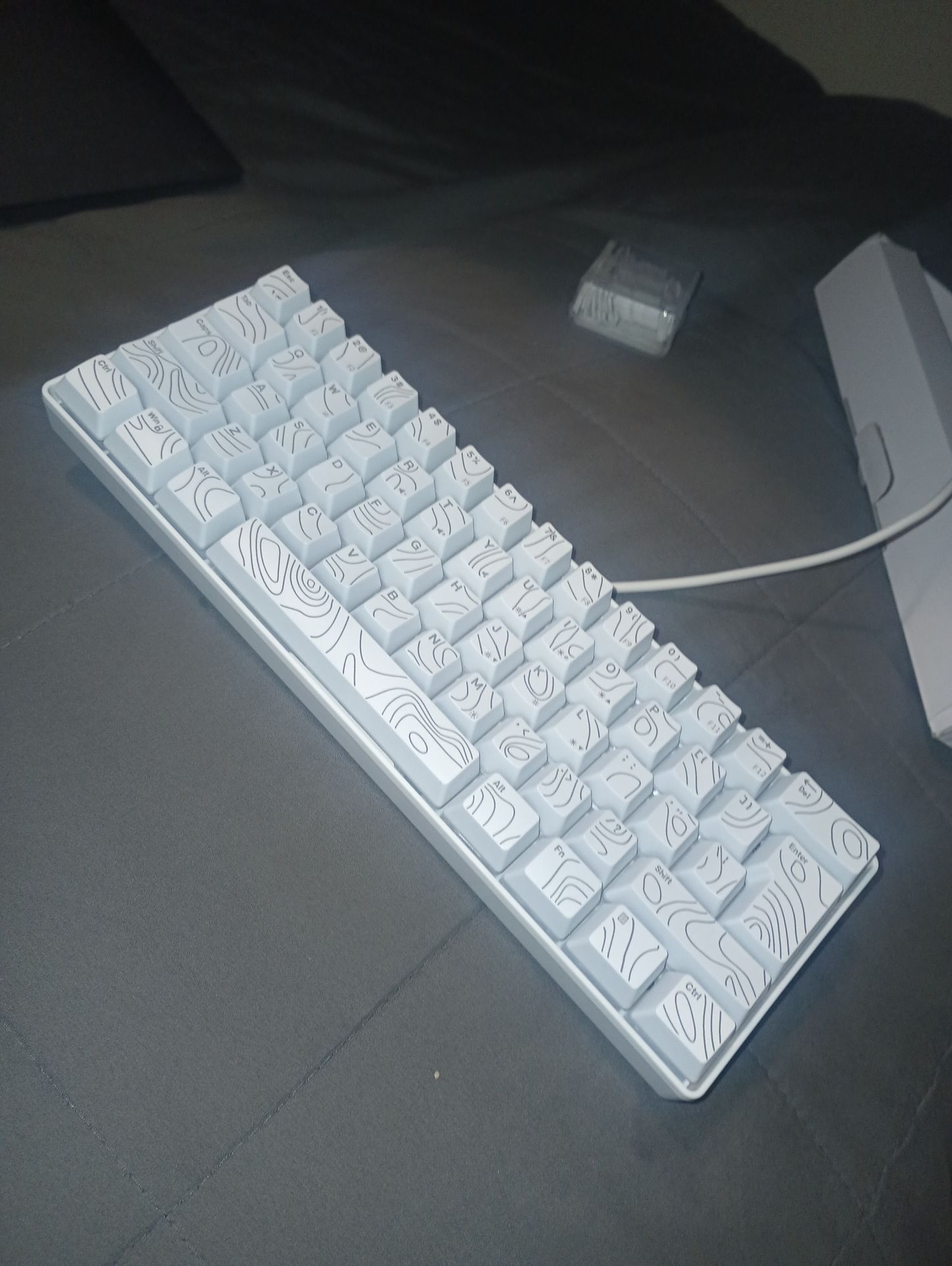 White keyboard RGB