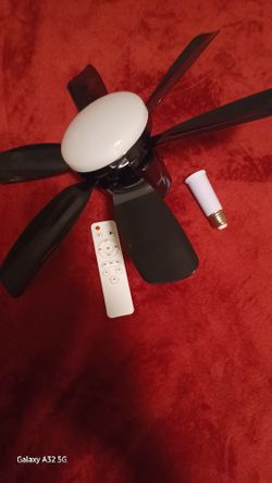 Ceiling Light Outlet type Fan & Light With Remote