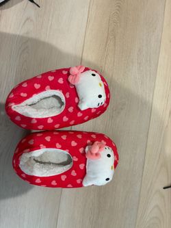 Hello Kitty Plush Slippers