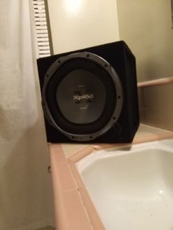 12 inch sub. 1200 watts seal box