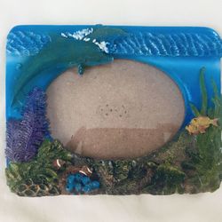 Frame w/Dolphin + under water ocean theme