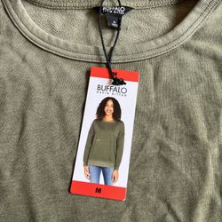 Buffalo David Bitton Women Relaxed Sweatshirt Size M New