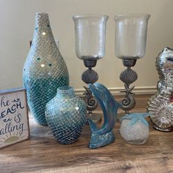 Coastal-themed home decor collection