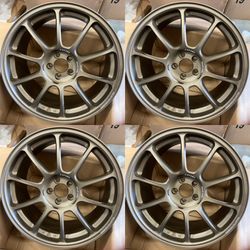 New Set 18 Inch Rays ZE40 Style Bronze Wheels Rims 18x8.5 +42 (5x112)