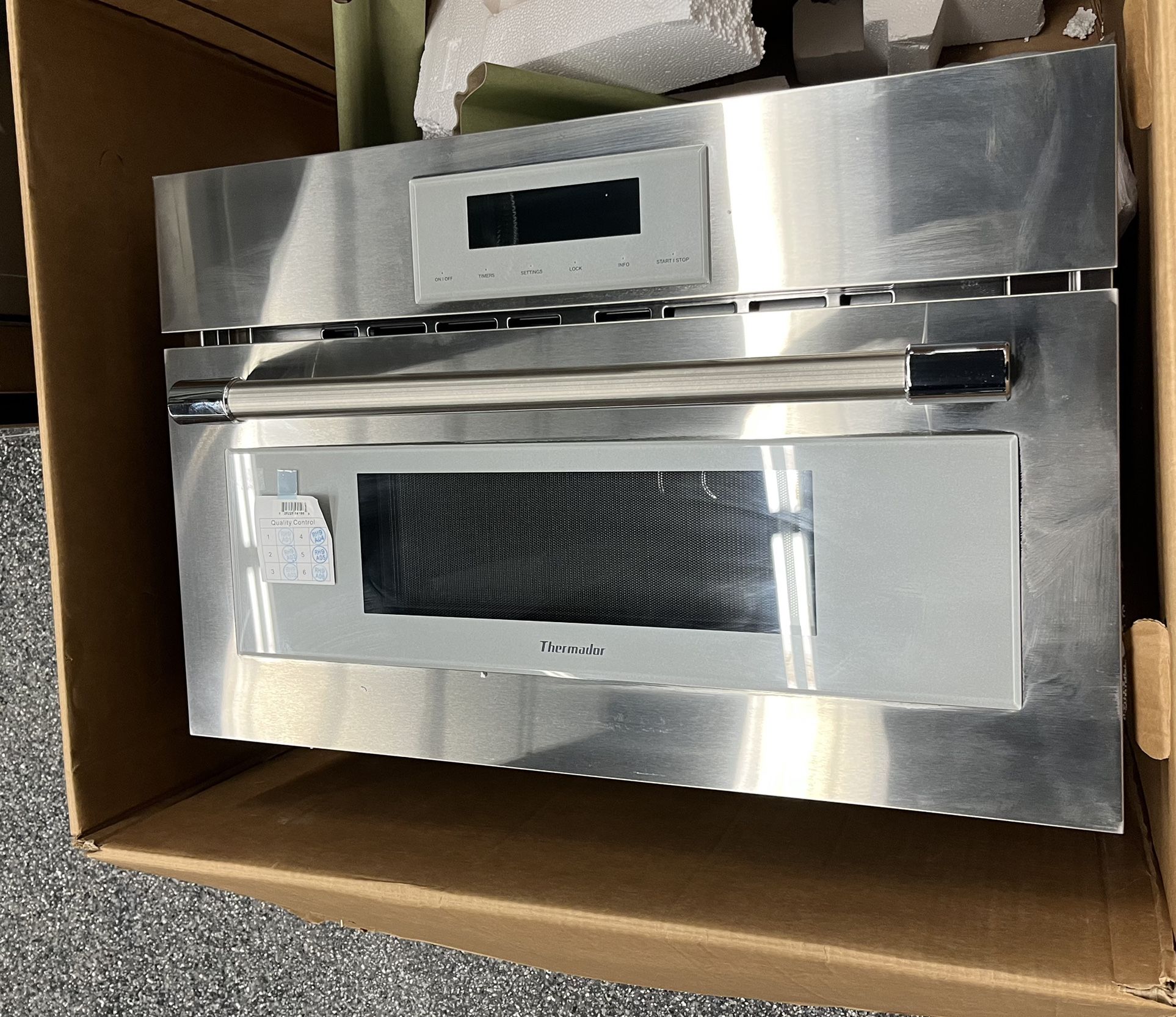 Built In Thermador Professional 30” Microwave Stainless Steel