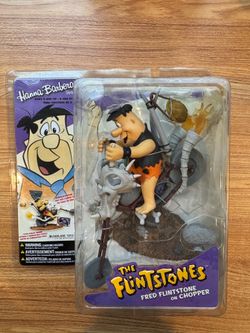 Mcfarlane The Flintstones Fred Flintstone on Chopper new in box