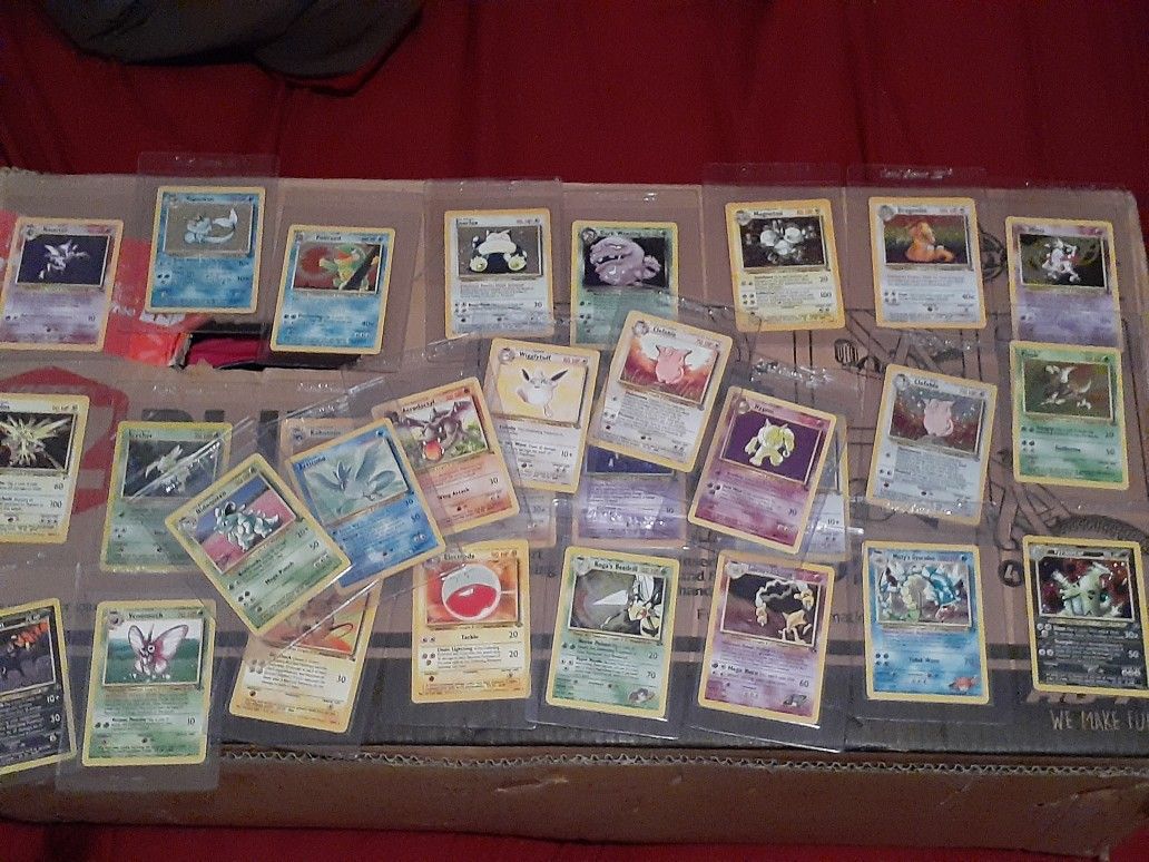 Rare pokemon cards from 90s brand new