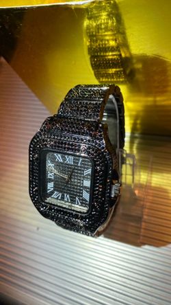 Unisex king or queen fit, resizable links, him her black ice