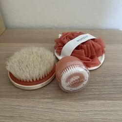 NWOT Ecotools Facial Body Cleansing Bundle Lot Set Pink 