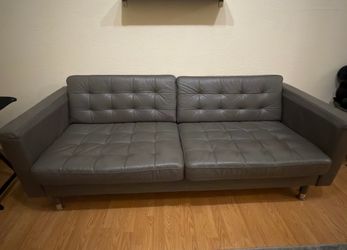 Ikea Morabo leather couch sofa