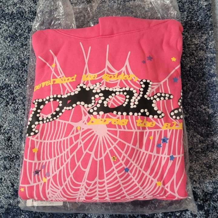 Pink Sp5der hoodie