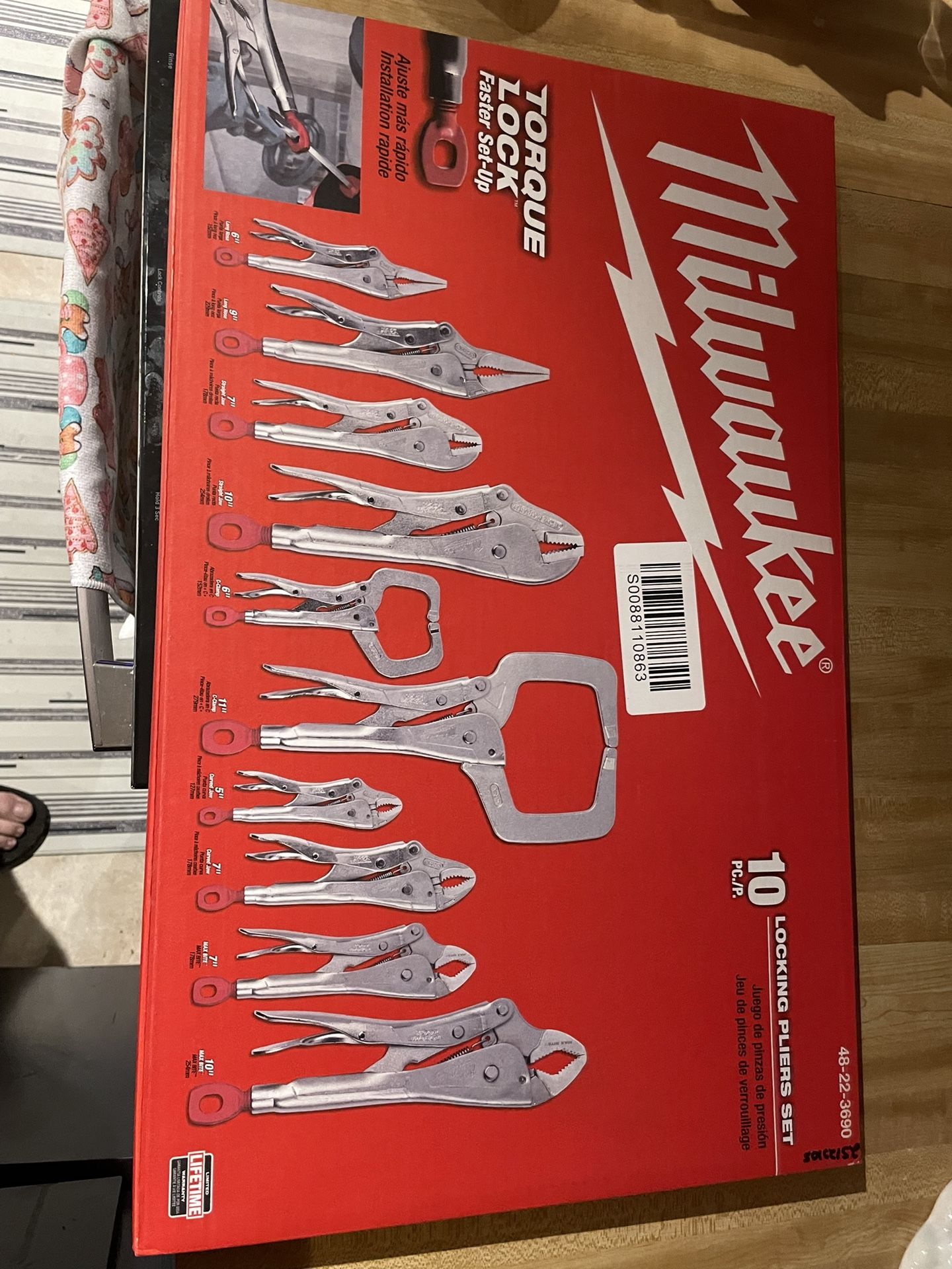 Milwaukee 10 piece locking pliers set brand new $150 firm in n Lakeland