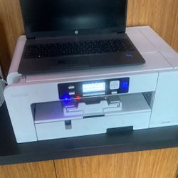Laptop With Sublimation printer and heat press combo Lots Of Supplies Included