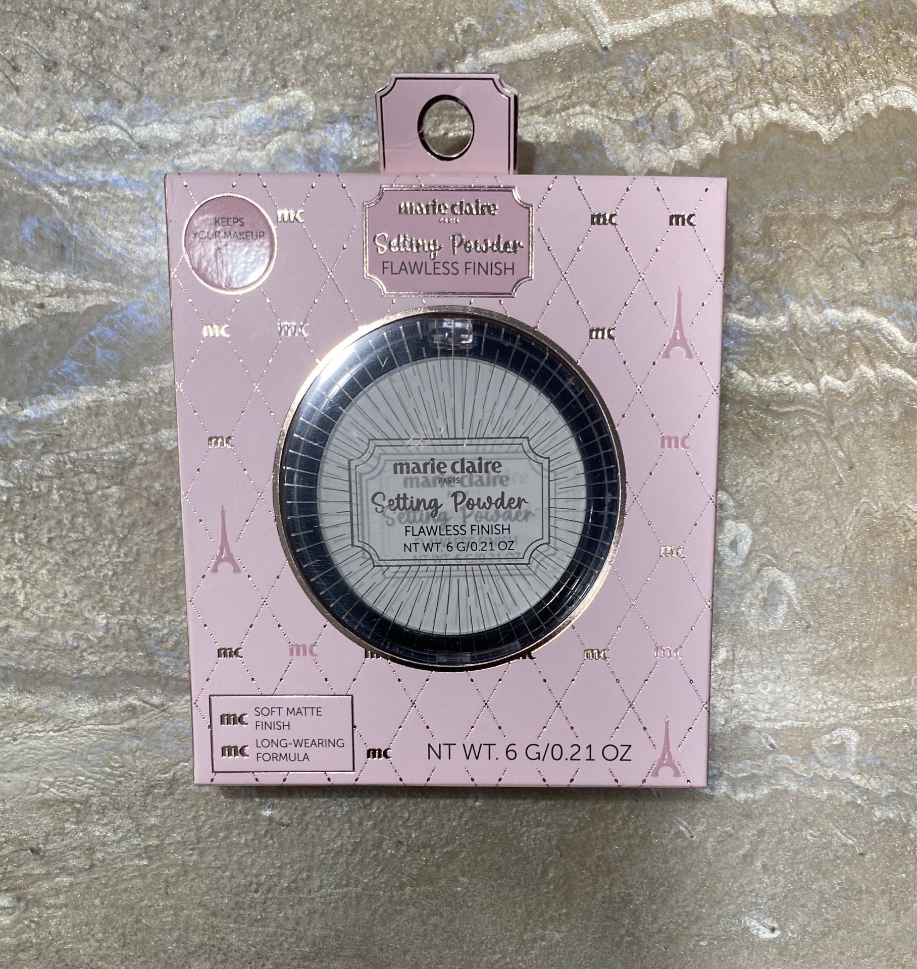 Marie Claire Setting Powder Soft Matte Finish Long Wearing Formula / New in Box