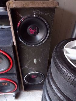 2 12 inch hifonics subwoofers