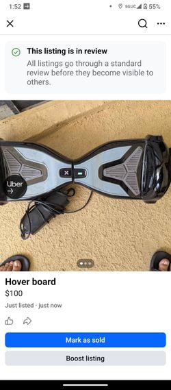 Hoverboard with go cart attachment.