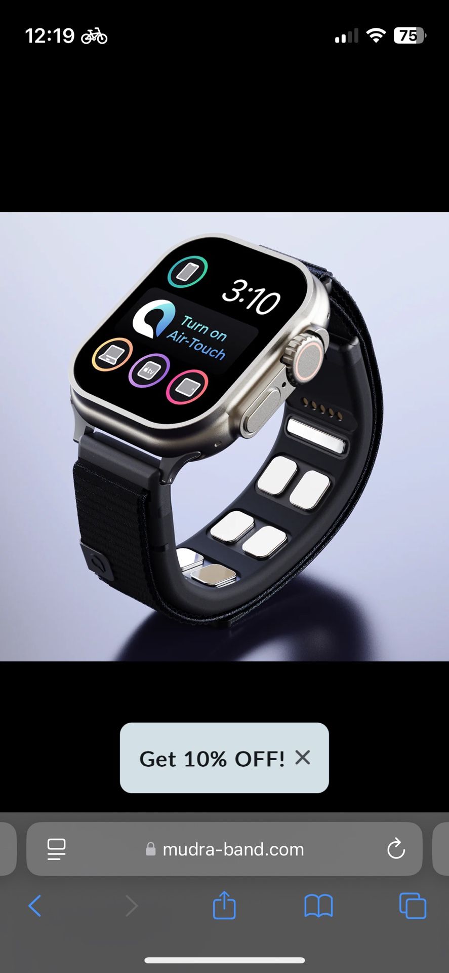 Mudra Apple Watch band