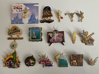 Disney Pins Majority of Tinker Bell 16 pins all for $80 firm
