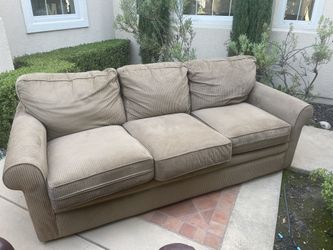 Couch, Recliner, dresser and two shelving units